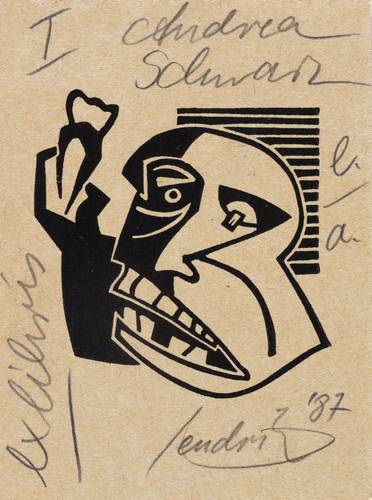 Hause, Hendrik -  -  - Exlibris Andrea Schwarz (Der gezogene Zahn)