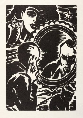 Masereel, Frans -  -  - Mann im Spiegel
