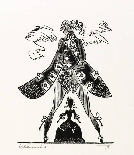 Klemke, Werner - Wer pocht? - Herr Nachbar? - Nur herein! (Gotthold Ephraim Lessing) - Wer pocht? - Herr Nachbar? - Nur herein! (Gotthold Ephraim Lessing) - Die Schöne von hinten