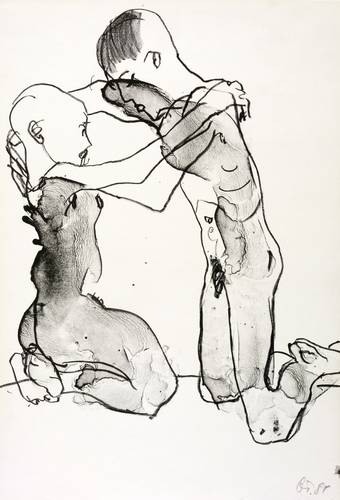 Trendafilov, Gudrun -  -  - Paar, sich umklammernd