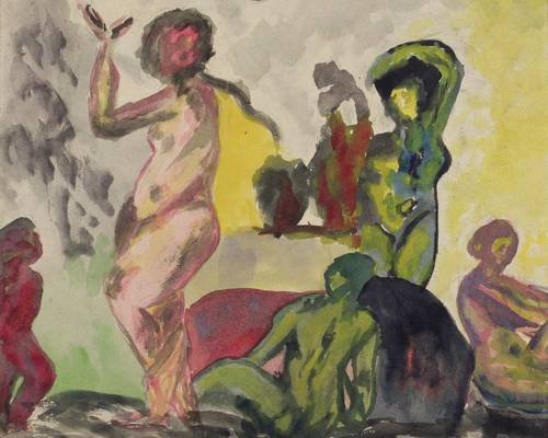 Kummer, Adolf -  -  - Aktfiguren