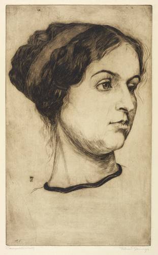 Steiniger, Ferdinand -  -  - Damenporträt