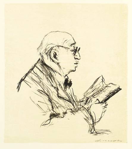 Mohr, Arno -  -  - Bildnis Arnold Zweig