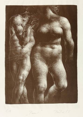 Peuker, Wolfgang -  -  - Paar (Adam + Eva)