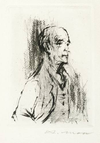 Mohr, Arno -  -  - Männerporträt (Max Jacob?)