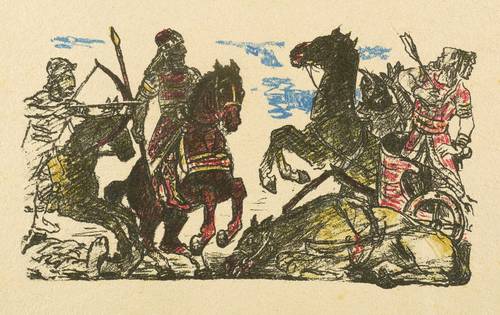 Corinth, Lovis - Das Buch Judith - Das Buch Judith - Kriegerszene