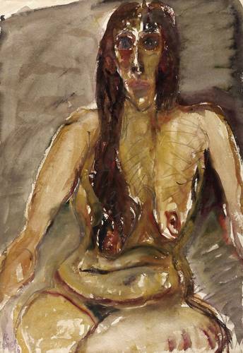 Leifer, Horst -  -  - Akt mit langem Haar