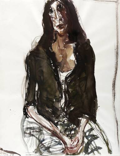 Leifer, Horst -  -  - Sitzende mit gefalteten Händen