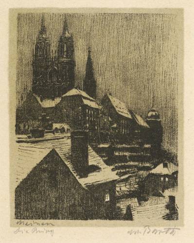 Barth, Arthur Julius -  -  - Die Burg (Albrechtsburg Meissen)