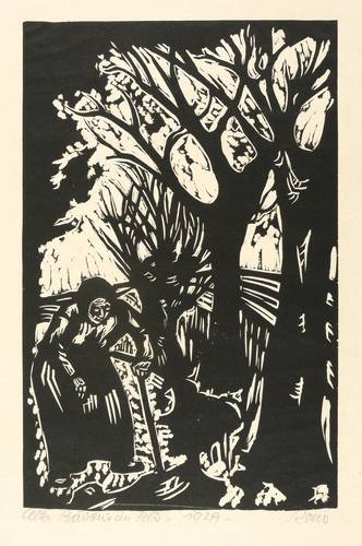 Rocco, Werner -  -  - Alte Bäuerin im Feld