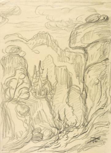 Wolfgang, Alexander -  -  - Felsige Schlucht