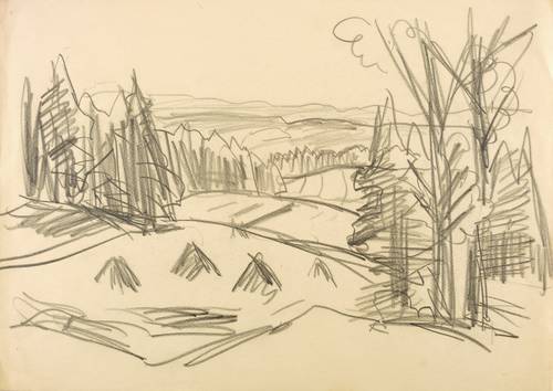 Wolfgang, Alexander -  -  - Thüringer Landschaft (I)