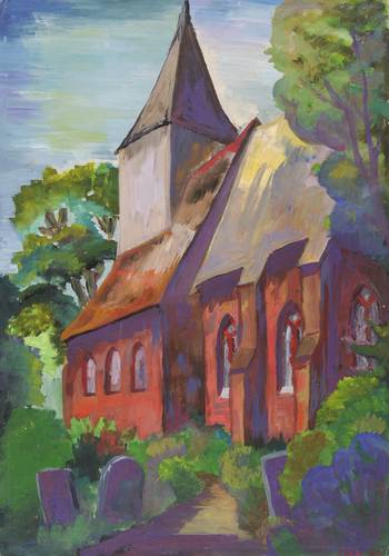 Söder, Gert -  -  - Dorfkirche Groß Zicker (Insel Rügen)