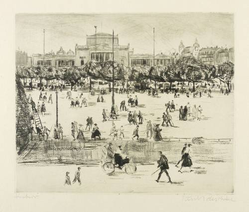 Paeschke, Paul -  -  - Theater (Augustusplatz Leipzig)