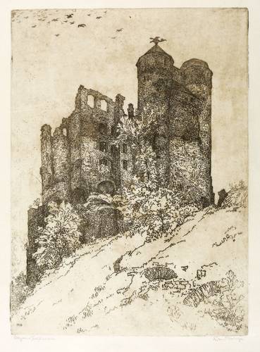 Steiniger, Ferdinand -  -  - Burgruine Greifenstein