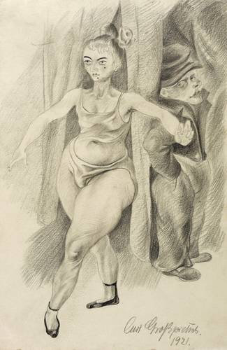 Großpietsch, Curt -  -  - Ohne Titel (Dirne und Zuhälter)