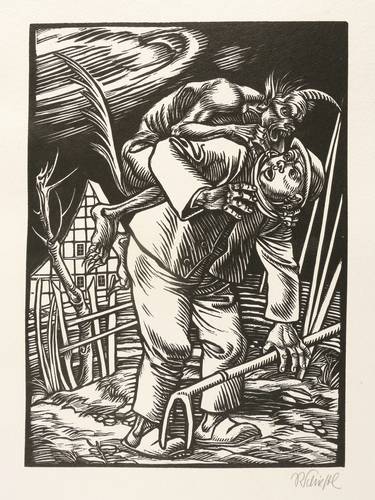 Schiestl, Rudolf -  -  - Der Teufel holt einen Bauern