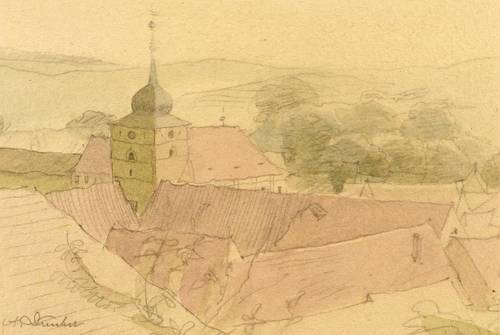 Drescher, Arno -  -  - Dorfkirche