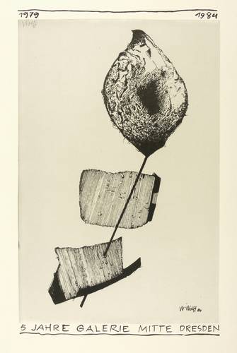 Wolff, Willy - Ausstellungsplakat Galerie Mitte Dresden - Ausstellungsplakat Galerie Mitte Dresden - 5 Jahre Galerie Mitte Dresden
