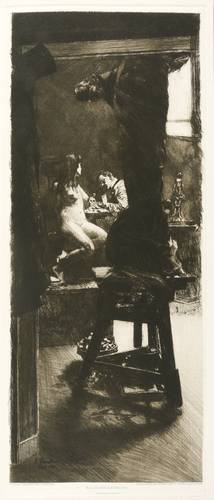 Schmutzer, Ferdinand -  -  - Bildhaueratelier