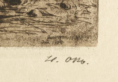 Otto, Heinrich -  -  - Schafe im Pferch