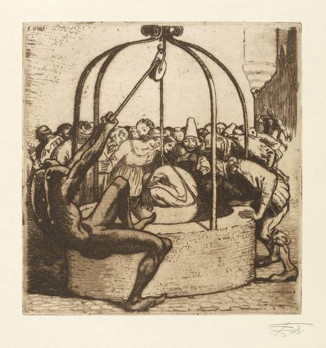 Gilsi, Fritz -  -  - Die Wahrheit (Till Eulenspiegel zieht eine Frau aus dem Brunnen)