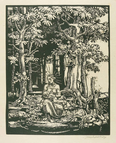 Prokop, Josef -  -  - Muttergottes im Wald