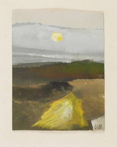 Bankroth, Ursula -  -  - Kleine Landschaft mit Sonne