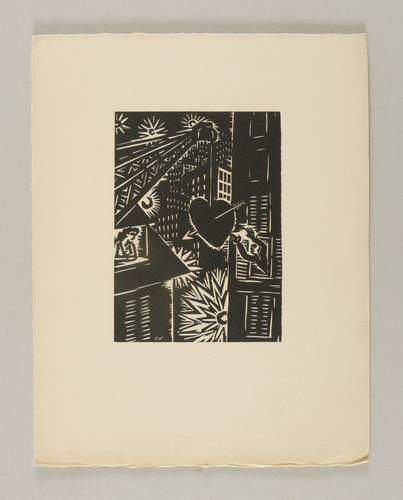 Masereel, Frans - La ville (Die Stadt) - La ville (Die Stadt) - Ohne Titel (Liebe in der Großstadt)