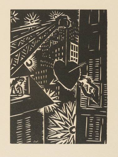 Masereel, Frans - La ville (Die Stadt) - La ville (Die Stadt) - Ohne Titel (Liebe in der Großstadt)