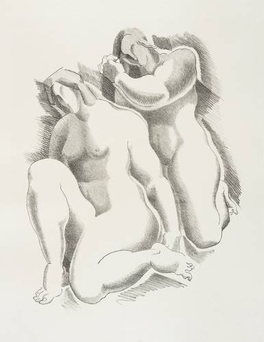 Archipenko, Alexander -  -  - Paar (Zwei weibliche Akte)