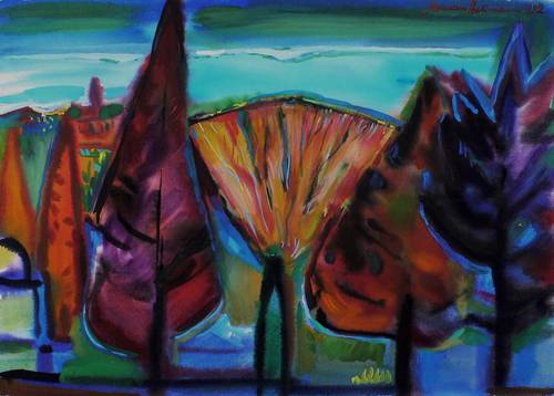 Naumann, Hermann -  -  - Herbst in Loschwitz