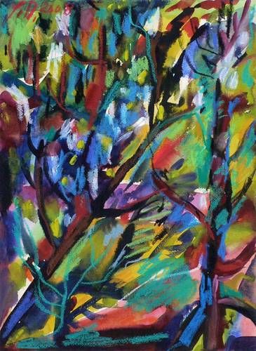 Naumann, Hermann -  -  - Vor dem Atelier