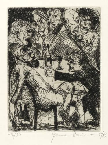 Naumann, Hermann - Mysterien (Knut Hamsun) - Mysterien (Knut Hamsun) - In der Spelunke