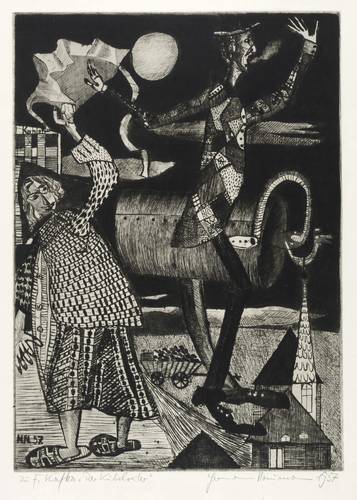 Naumann, Hermann -  -  - Der Kübelreiter (Franz Kafka)