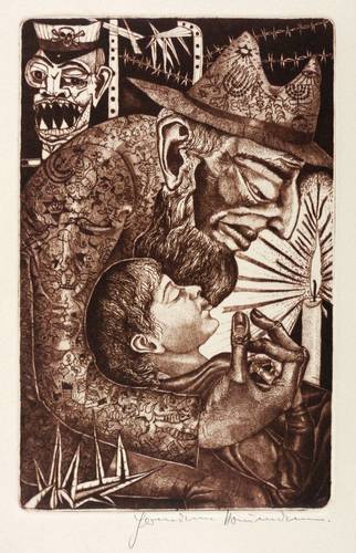 Naumann, Hermann - Meine jüdischen Augen - Meine jüdischen Augen - Alter Jude und Junge mit Kerze