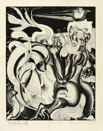 Naumann, Hermann - Soledades (Luis de Gongora) - Soledades (Luis de Gongora) - Kentaur mit Fischwesen