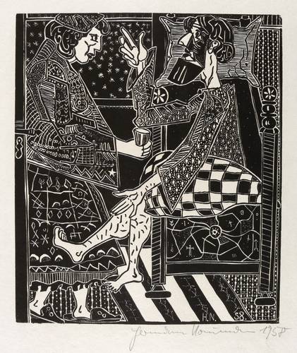 Naumann, Hermann - Tewje der Milchmann (Scholem Alejchem) - Tewje der Milchmann (Scholem Alejchem) - Ohne Titel (Der Kranke)