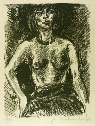 Naumann, Hermann -  -  - Halbakt Helga