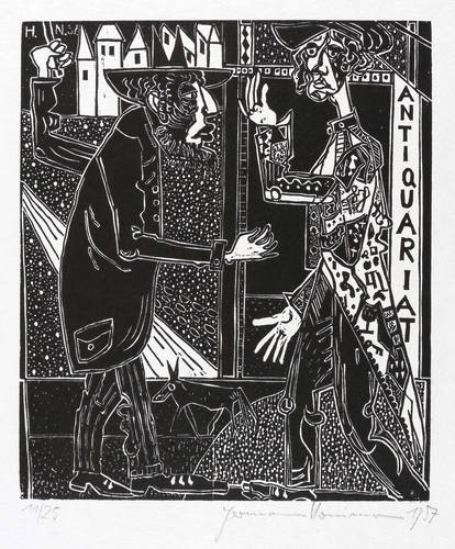 Naumann, Hermann - Tewje der Milchmann (Scholem Alejchem) - Tewje der Milchmann (Scholem Alejchem) - Ohne Titel (Vor dem Antiquariat)