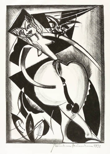 Naumann, Hermann -  -  - Ohne Titel (Erotische Anziehung)