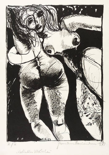 Naumann, Hermann -  -  - Verliebtes Mädchen