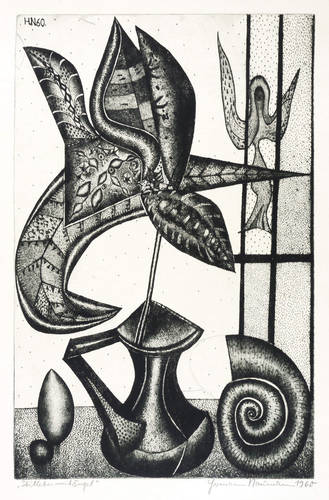 Naumann, Hermann -  -  - Stillleben mit Engel