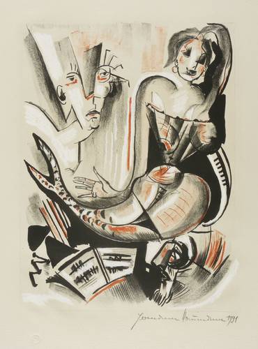 Naumann, Hermann - Der Corsetten-Fritz (Oskar Panizza) - Der Corsetten-Fritz (Oskar Panizza) - Ohne Titel (Anbetung)