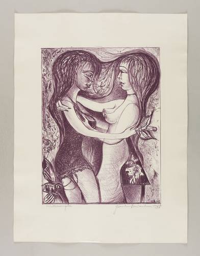 Naumann, Hermann -  -  - Ohne Titel (Lesbisches Paar)