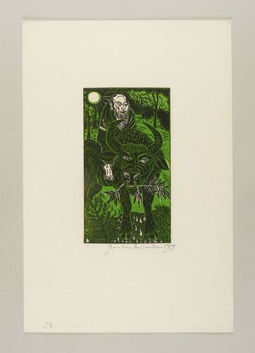 Naumann, Hermann - Keine Wolke stille hält (Dauthendey) - Keine Wolke stille hält (Dauthendey) - Alter Mann auf Stier