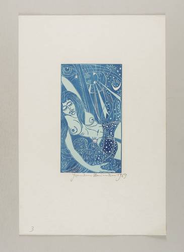 Naumann, Hermann - Keine Wolke stille hält (Dauthendey) - Keine Wolke stille hält (Dauthendey) - Schlafender Akt vor Gestirnen