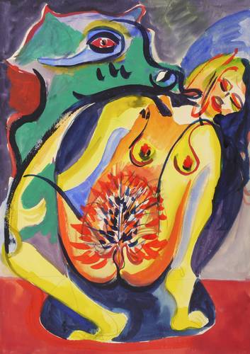 Naumann, Hermann -  -  - Blühende Vulva