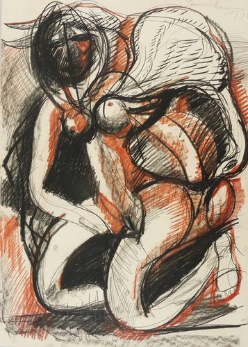 Naumann, Hermann -  -  - Leda mit dem Schwan