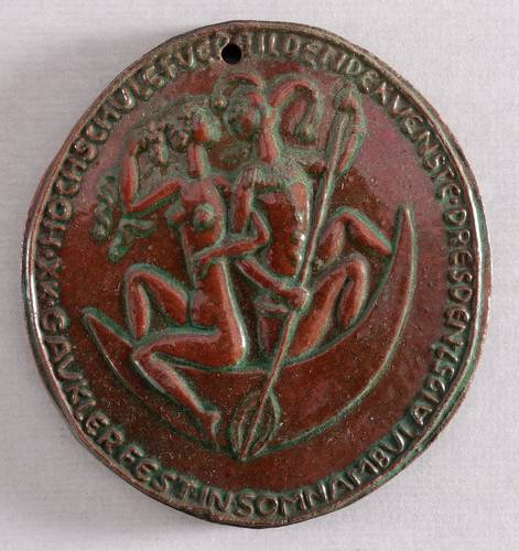 Naumann, Herbert -  -  - Harlekin mit Liebchen im Boot